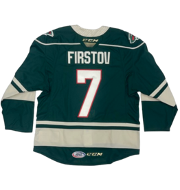 2023/24 Set #1 Green Jersey, Player Worn, Firstov #7