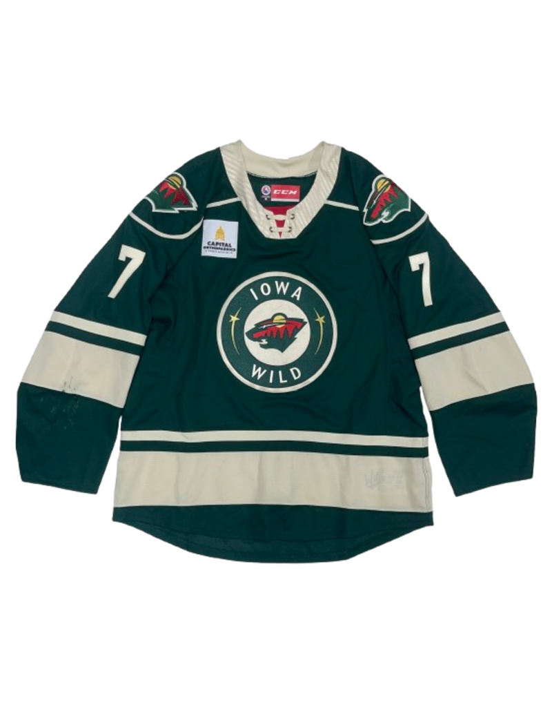 2023/24 Set #1 Green Jersey, Player Worn, Firstov #7