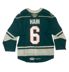 2023/24 Set #1 Green Jersey, Player Worn, Hain #6
