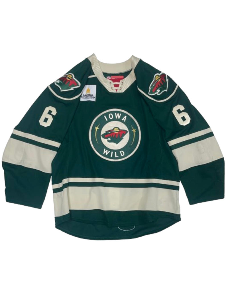 2023/24 Set #1 Green Jersey, Player Worn, Hain #6