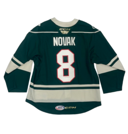 2023/24 Set #1 Green Jersey, Player Worn, Novak #8