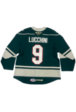 2023/24 Set #1 Green Jersey, Player Worn, Lucchini #9