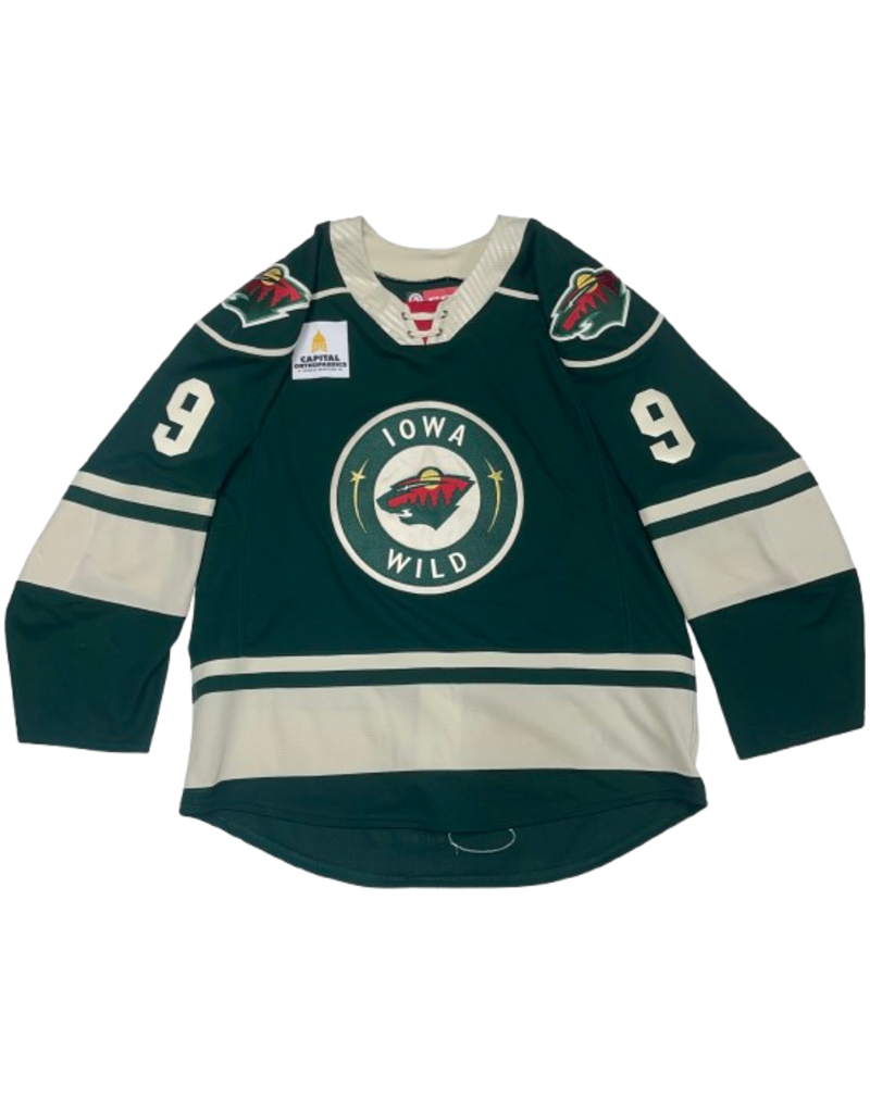 2023/24 Set #1 Green Jersey, Player Worn, Lucchini #9