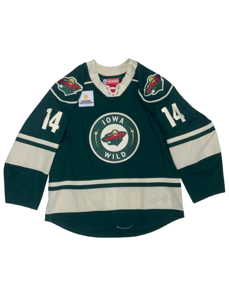 2023/24 Set #1 Green Jersey, Player Worn, Budgell #14