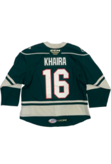 2023/24 Set #1 Green Jersey, Player Worn, Khaira #16