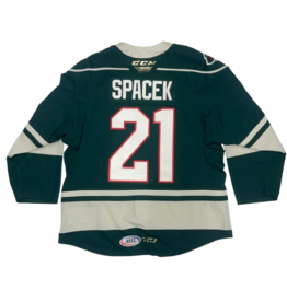 2023/24 Set #1 Green Jersey, Player Worn, Spacek #21