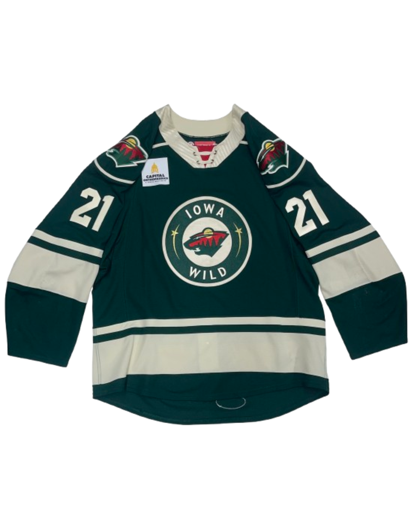 2023/24 Set #1 Green Jersey, Player Worn, Spacek #21