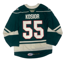 2023/24 Set #1 Green Jersey, Player Worn, Kosior #55