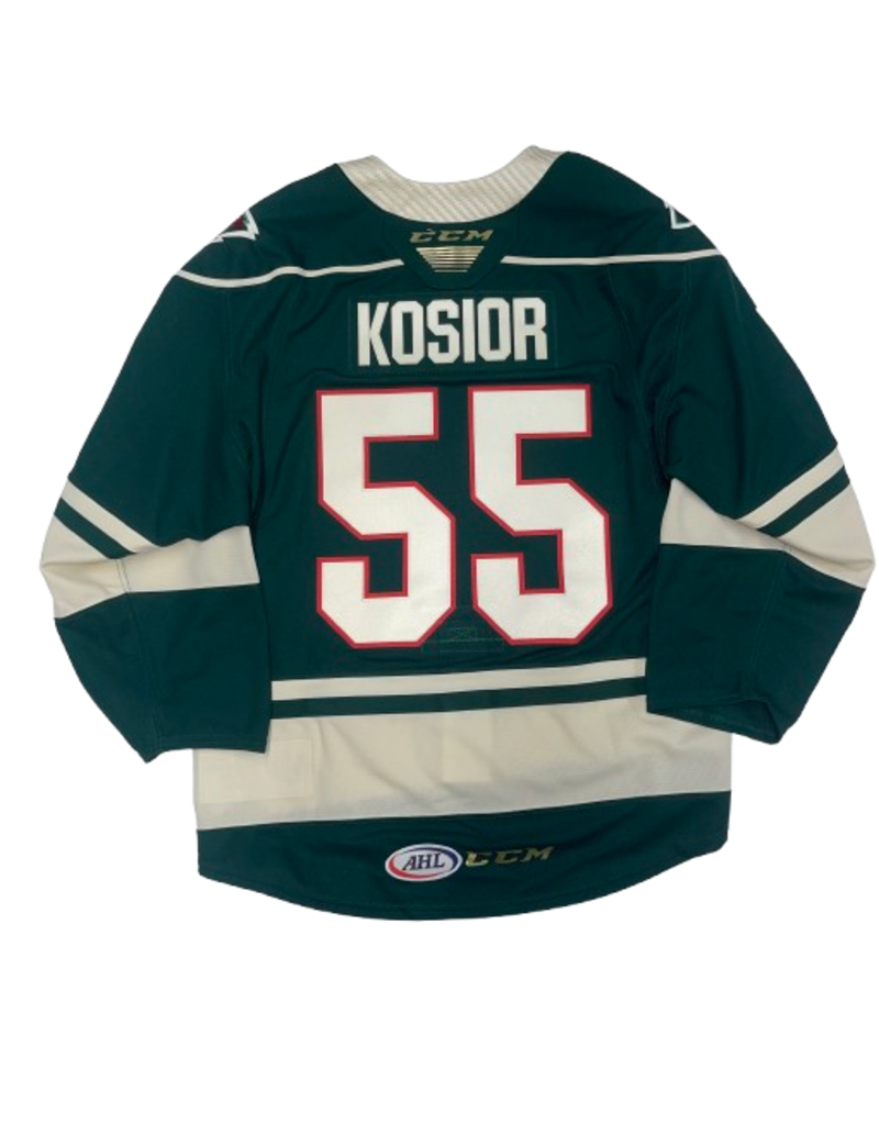 2023/24 Set #1 Green Jersey, Player Worn, Kosior #55