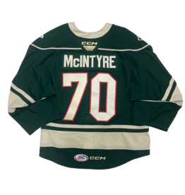 2023/24 Set #1 Green Jersey, Player Worn, McIntyre #70