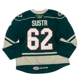 2022/23 Set #2 Green Jersey, Player Worn, Sustr #62