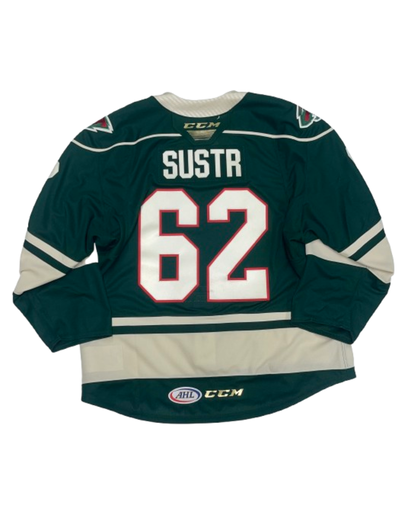 2022/23 Set #2 Green Jersey, Player Worn, Sustr #62