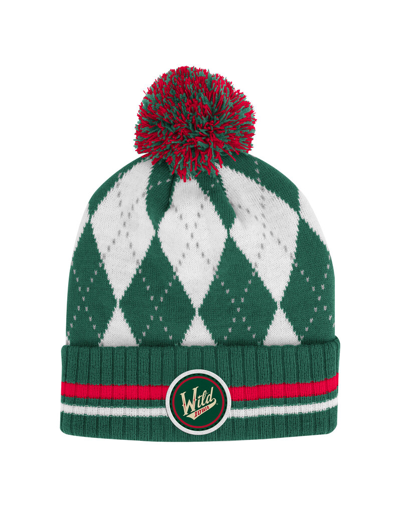 Colosseum Argyle Jacquard Beanie