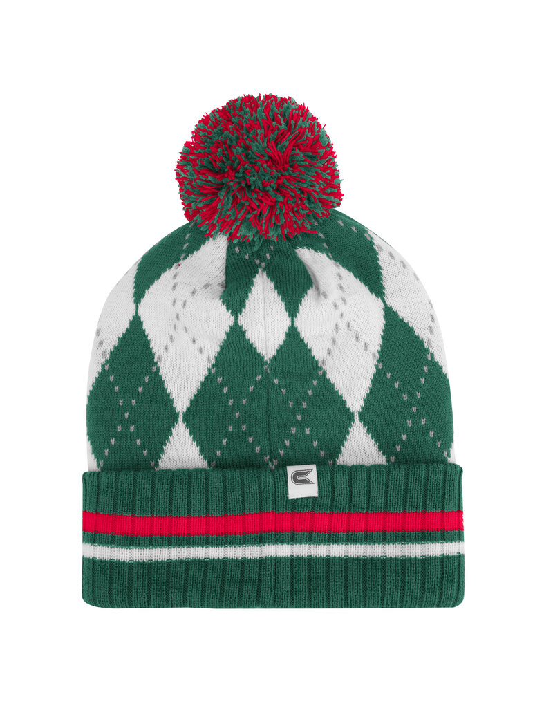 Colosseum Argyle Jacquard Beanie