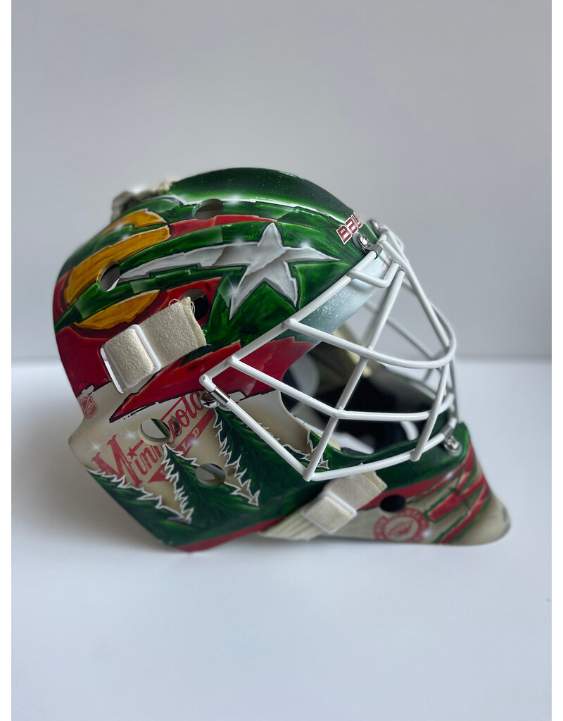 SOLD 2024 Jesper Wallstedt (#30) Game Used, Signed Pro Goalie Mask