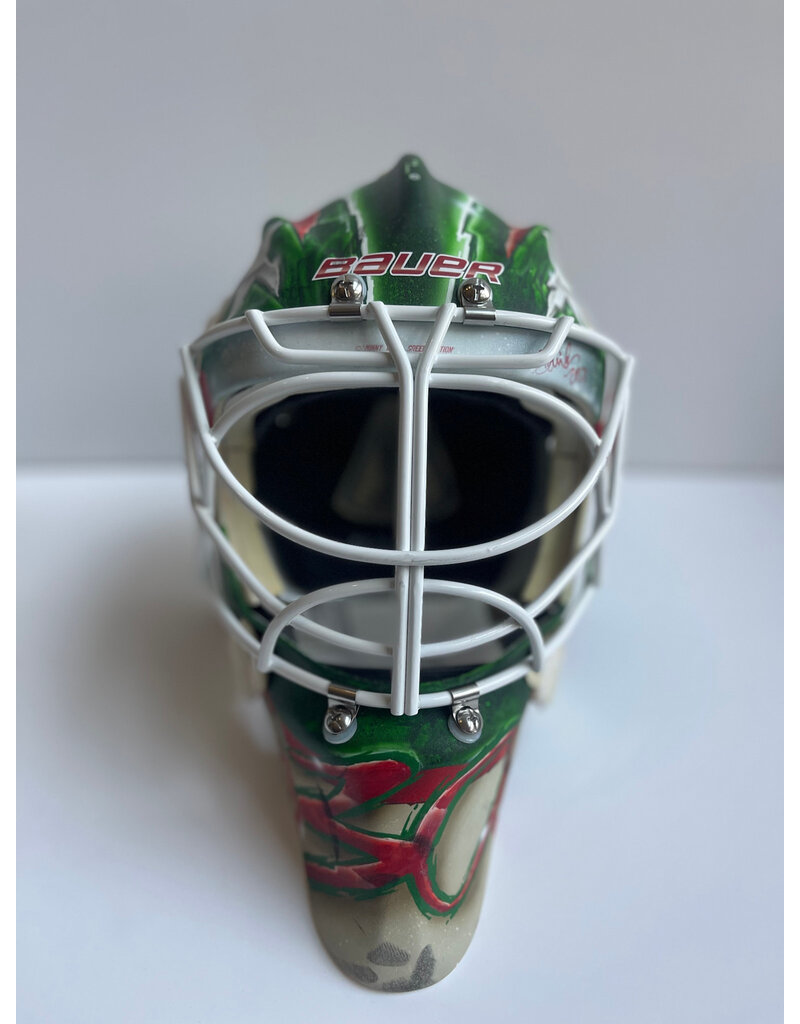 SOLD 2024 Jesper Wallstedt (#30) Game Used, Signed Pro Goalie Mask