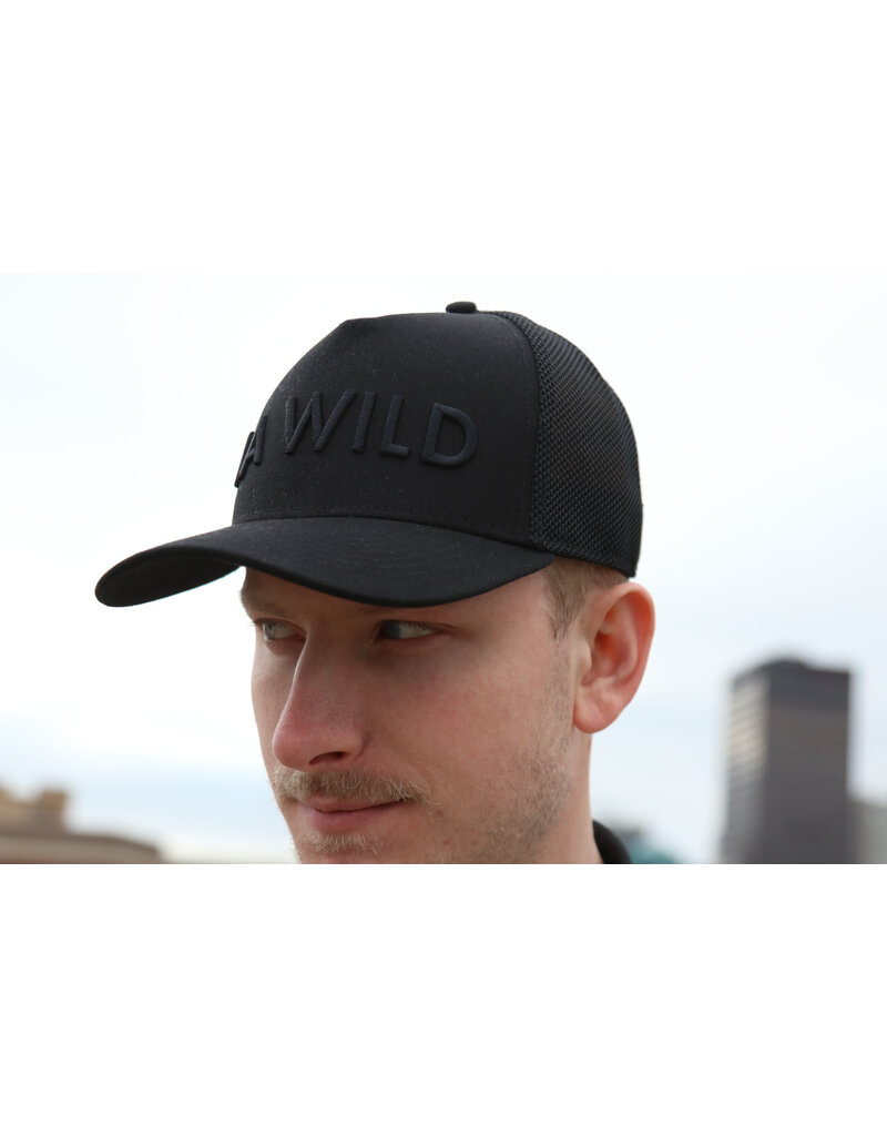 Line Change Line Change ALL Black IA WILD Trucker