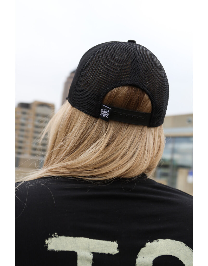 Line Change Line Change ALL Black IA WILD Trucker