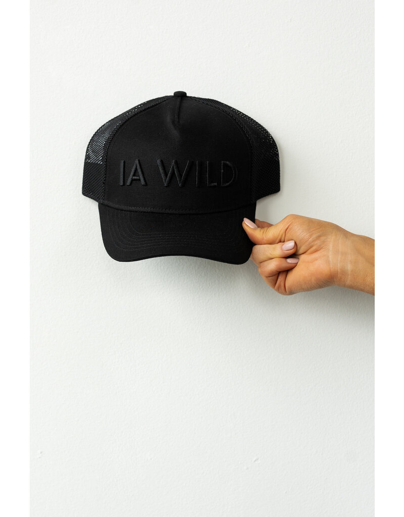 Line Change Line Change ALL Black IA WILD Trucker