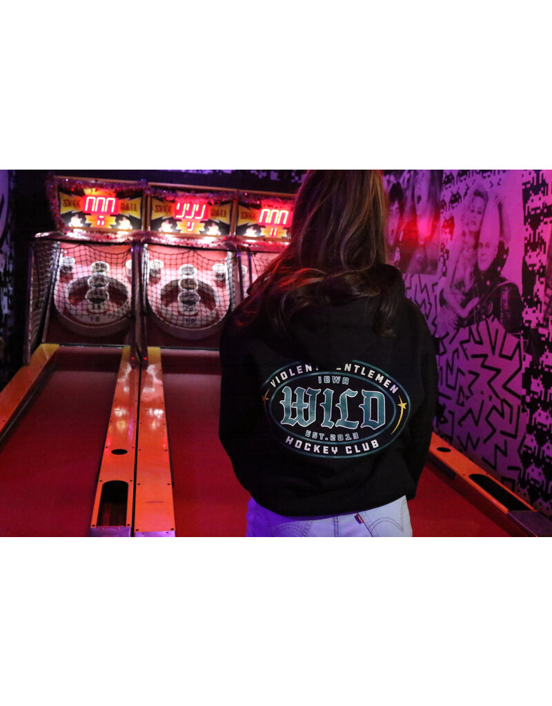 Violent Gentlemen Violent Gentlemen Green/Wheat Gothic Script Pullover Hood