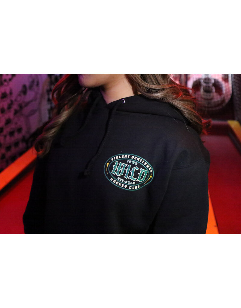 Violent Gentlemen Violent Gentlemen Green/Wheat Gothic Script Pullover Hood