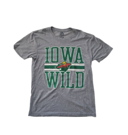J. America Oxford Gray S/S Tee - Green Iowa Wild
