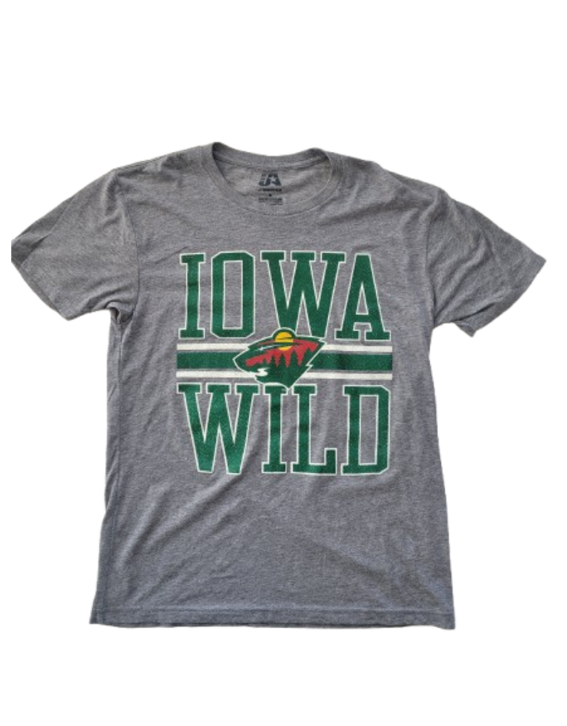 J. America Oxford Gray S/S Tee - Green Iowa Wild