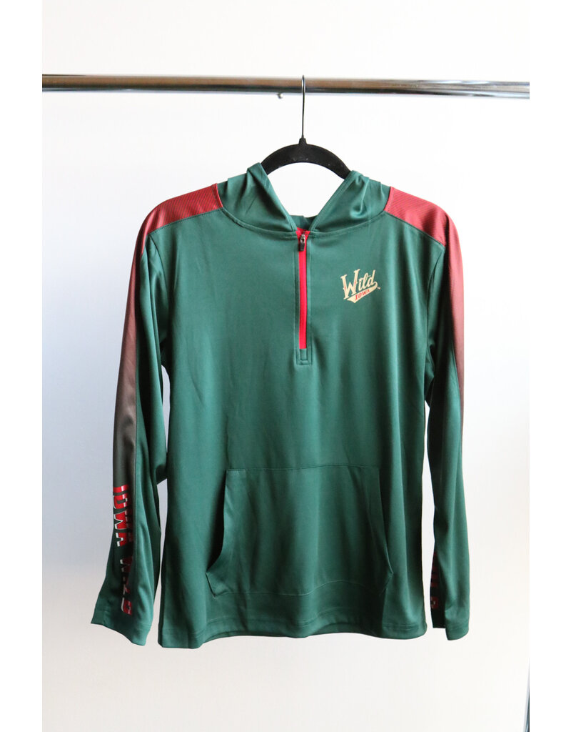 Colosseum Youth Lumen L/S Hooded 1/4 Zip Windshirt