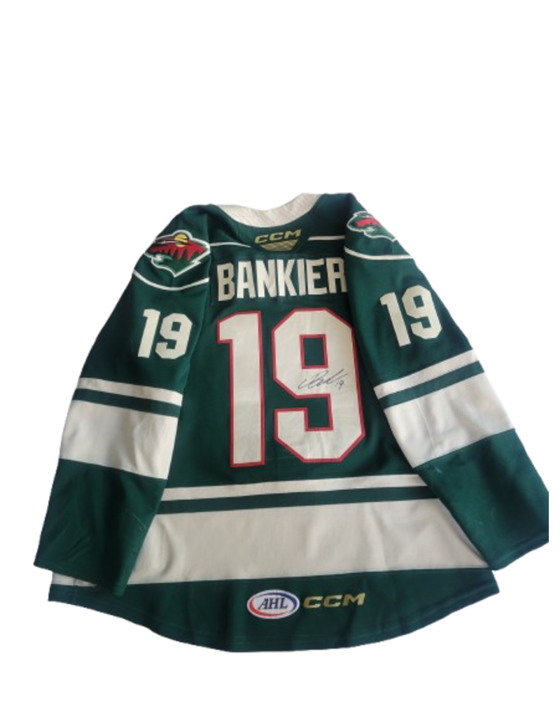 2024/25 Set#1 Green Jersey, Player Worn, (Signed) Bankier #19