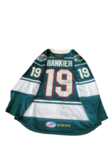 2024/25 Set#2 Green Jersey, Player Worn, (Signed) Bankier #19