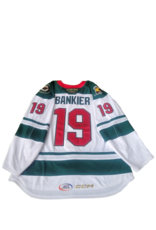 2024/25 Set#2 Iowa Grown White Jersey, Player Worn, (Signed) Bankier #19