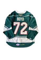 CCM 2024/25 Set #2 Green Jersey, Player Worn, (Signed) Boyd #72 "A"