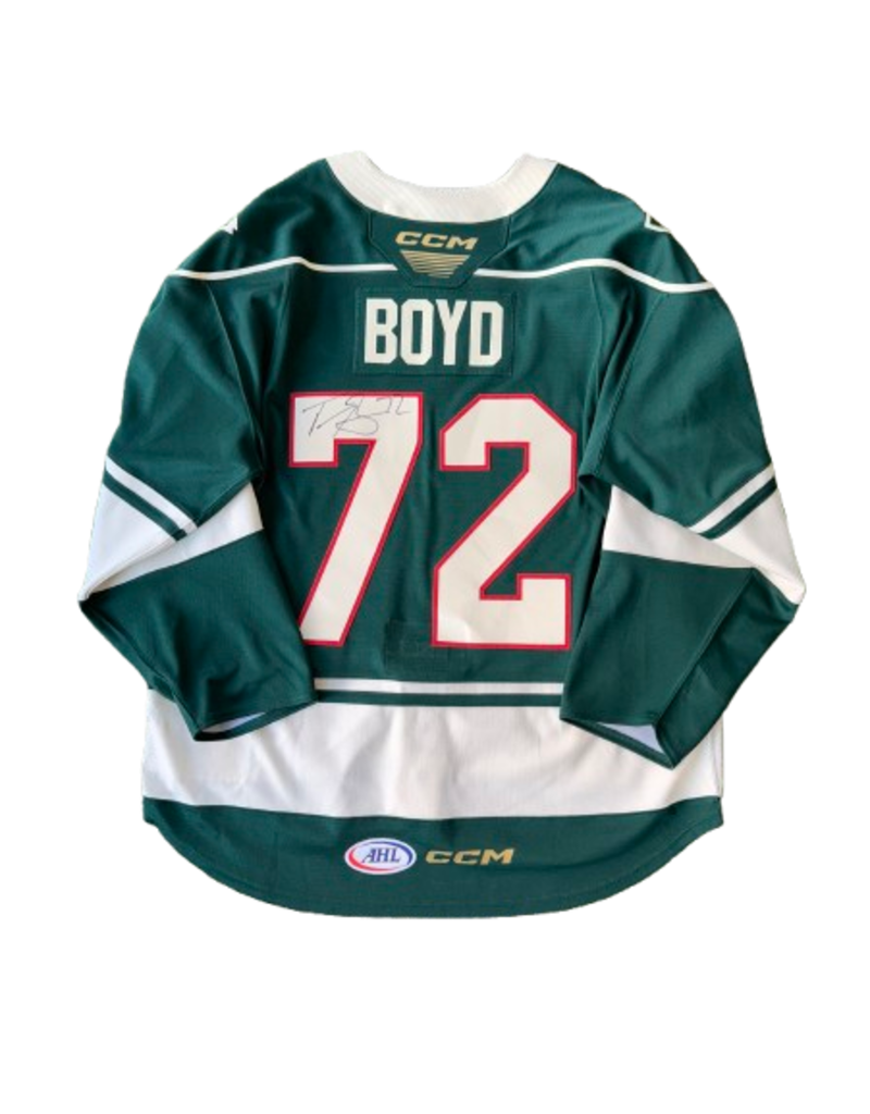 CCM 2024/25 Set #2 Green Jersey, Player Worn, (Signed) Boyd #72 "A"