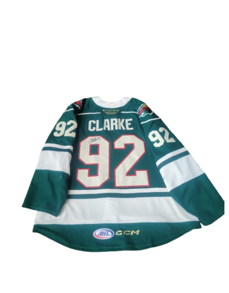 CCM 2024/25 Set #1 Green Jersey Player Worn, (Signed) Clarke #92