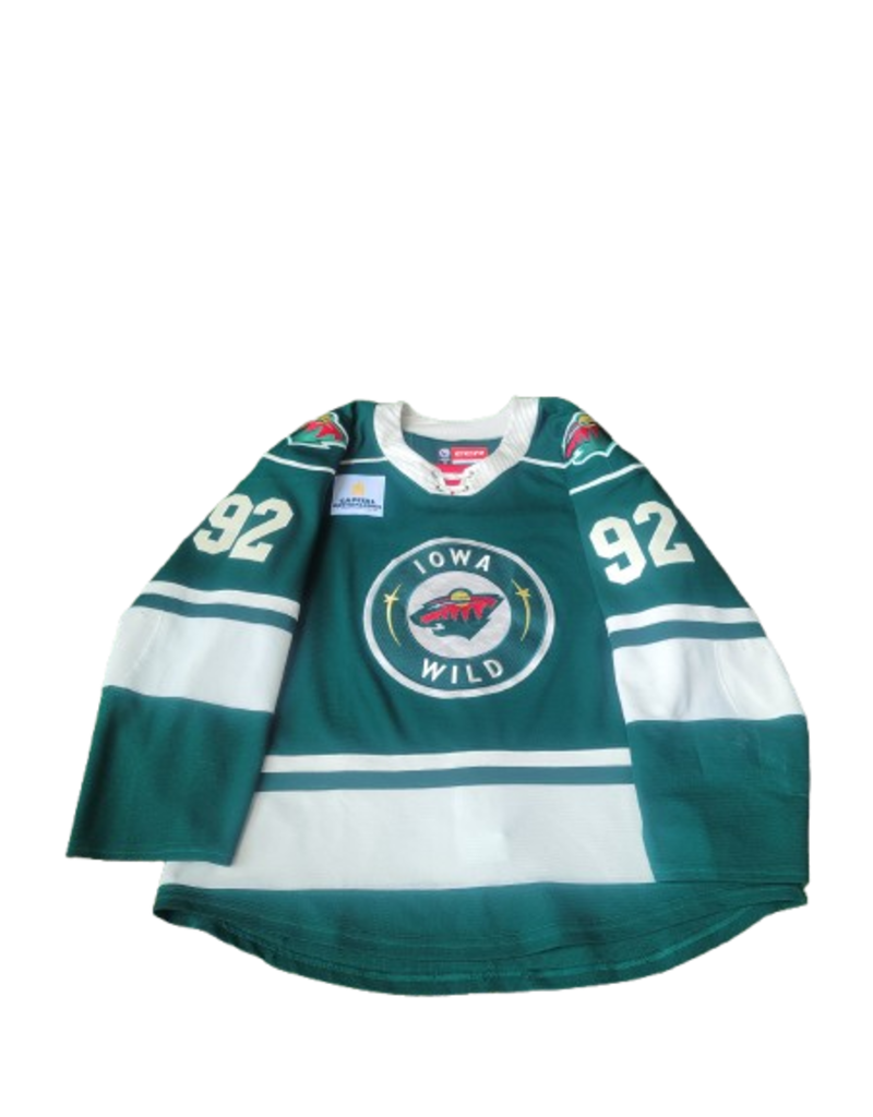 CCM 2024/25 Set #1 Green Jersey Player Worn, (Signed) Clarke #92