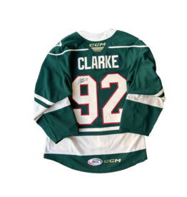 CCM 2024/25 Set #2 Green Jersey, Player Worn, (Signed) Clarke #92