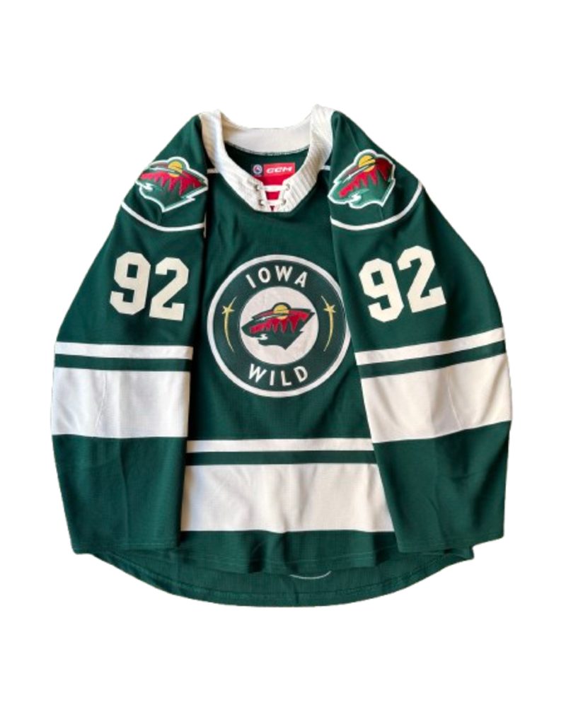 CCM 2024/25 Set #2 Green Jersey, Player Worn, (Signed) Clarke #92