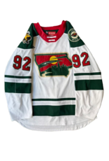 CCM 2024/25 Set #2 Iowa Grown White Jersey, Player Worn, (Signed) Clarke #92