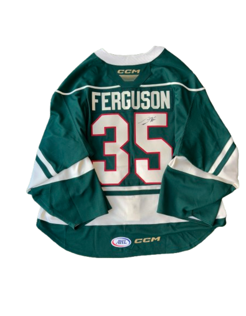 2024/25 Set #2 Green Jersey, Player Worn, (Signed) Ferguson #35