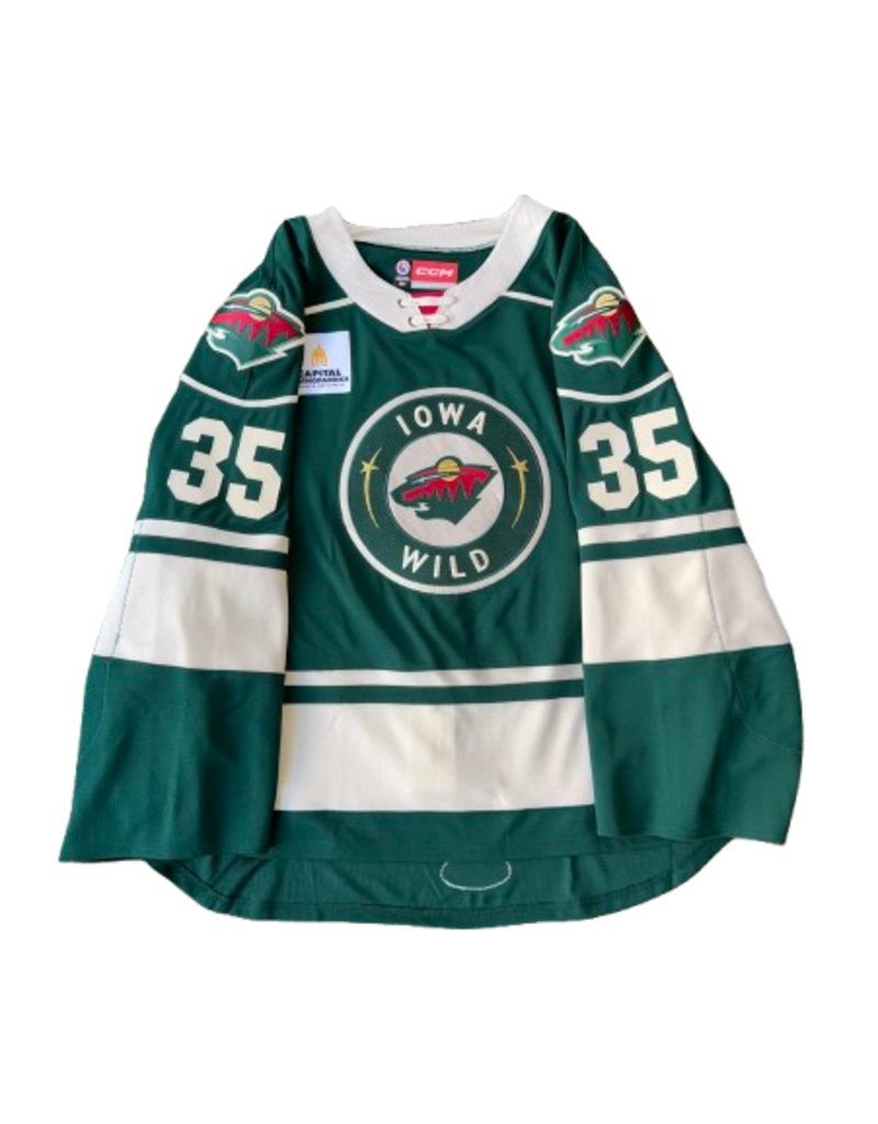 2024/25 Set #2 Green Jersey, Player Worn, (Signed) Ferguson #35