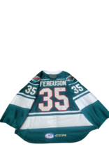 2024/25 Set #1 Green Jersey, Player Worn, (Signed) Ferguson #35