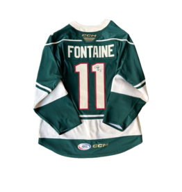 CCM 2024/25 Set #2 Green Jersey, Player Worn, (Signed) Fontaine #11