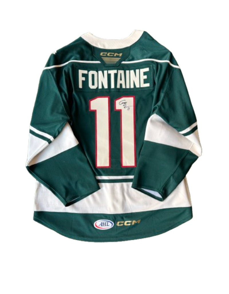 CCM 2024/25 Set #2 Green Jersey, Player Worn, (Signed) Fontaine #11