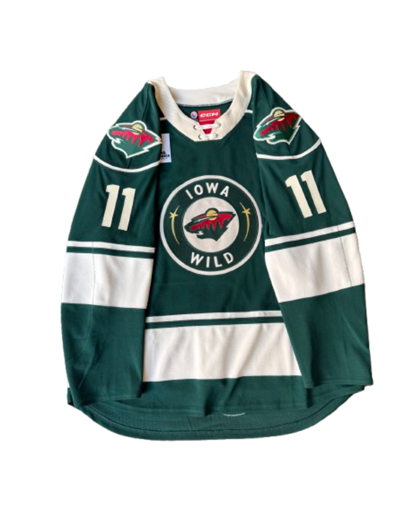 CCM 2024/25 Set #2 Green Jersey, Player Worn, (Signed) Fontaine #11