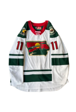 CCM 2024/25 Set #2 Iowa Grown White Jersey, Player Worn, (Signed) Fontaine #11