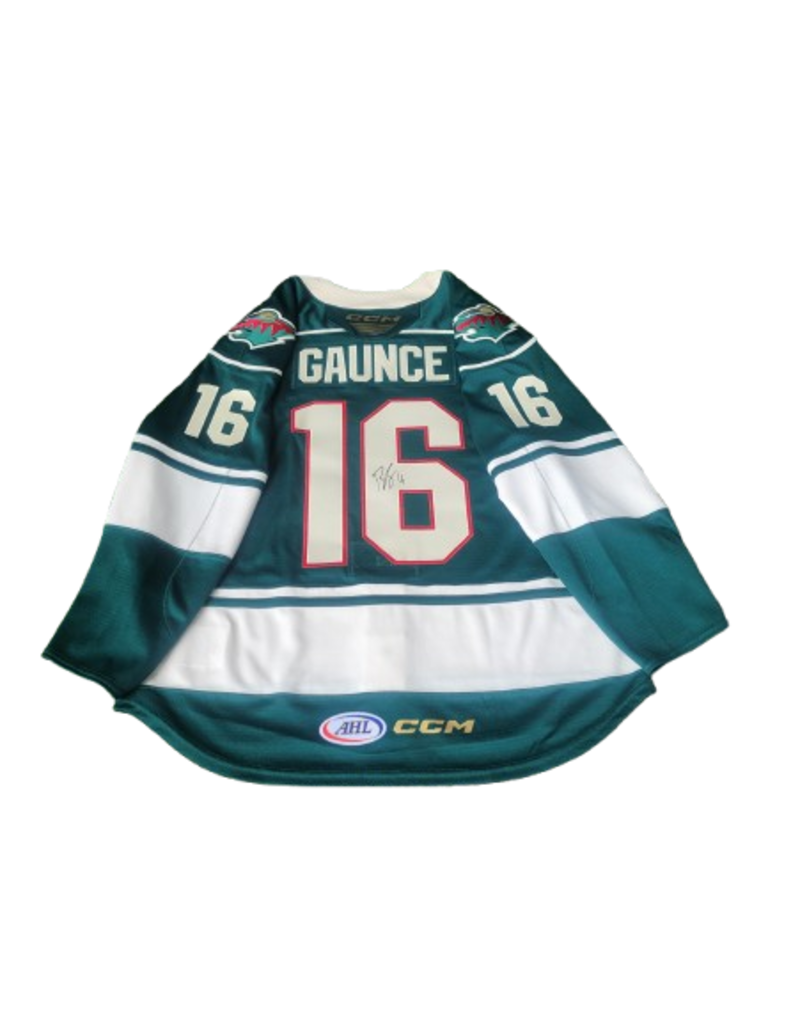 CCM 2024/25 Set #2 Green Jersey, Player Worn, (Signed) Gaunce #16 "A"