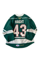 2024/25 Set #2 Green Jersey, Player Worn, (Signed) Haight #43