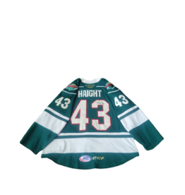 2024/25 Set #1 Green Jersey, Player Worn, (Signed) Haight #43