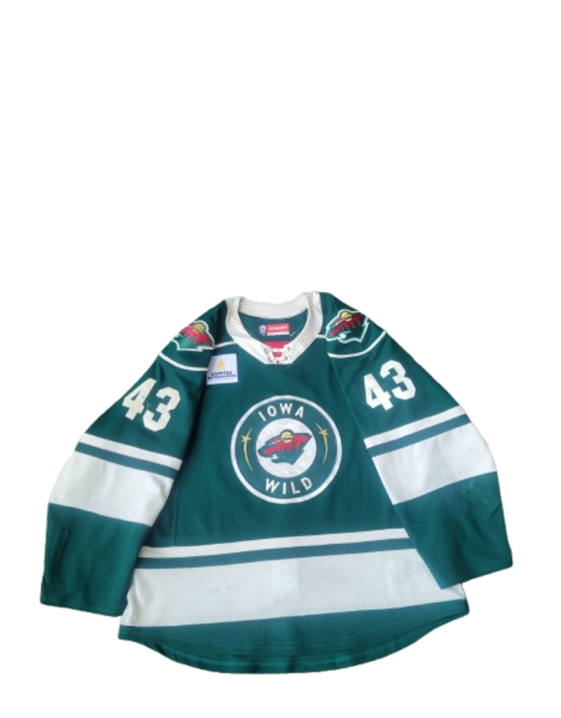 2024/25 Set #1 Green Jersey, Player Worn, (Signed) Haight #43