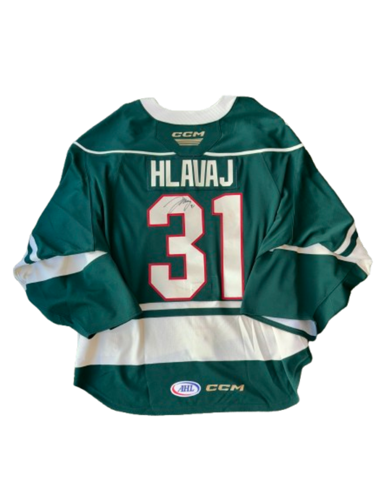CCM 2024/25 Set #2 Green Jersey, Player Worn, (Signed) Hlavaj #31